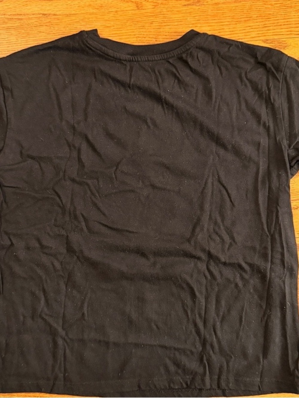 Men's Black Crew Neck Short Sleeve T-Shirt